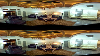 360 Stereoscopic - Aubrey Gold masturbates for your enjoyment