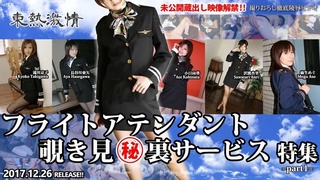 東熱激情 フライトアテンダント覗き見㊙裏サービス 特集 part1 東熱激情 フライトアテンダント覗き見㊙裏サービス 特集 part1