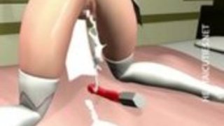 セクシーな3D変態雌犬は、ディックをオナニー セクシーな3D変態雌犬は、ディックをオナニー