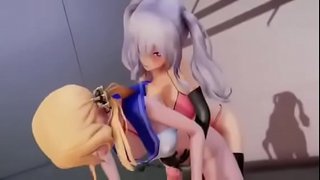 ふたなりプリンツ.オイゲンが鹿島姉さんの手コキテクニックでイク! ふたなりプリンツ.オイゲンが鹿島姉さんの手コキテクニックでイク!