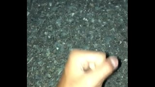 夜の路地で全裸露出オナニー 夜の路地で全裸露出オナニー