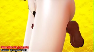 【full】魔乳ホノルルのふとももコキ