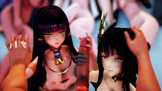 三人の皇帝嫁がダンスとセックスでだんな様(あなた)にご奉仕する動 三人の皇帝嫁がダンスとセックスでだんな様(あなた)にご奉仕する動