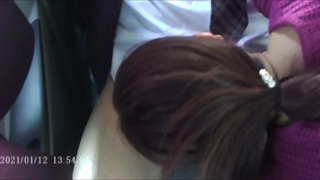 個人撮影　素人　車内F