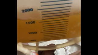 尿道プレイ 尿道カテーテルを膀胱まで挿入しておしっこバッグに導尿 尿道プレイ 尿道カテーテルを膀胱まで挿入しておしっこバッグに導尿