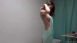 Naked slender girl wears revealing clothes Naked slender girl wears revealing clothes