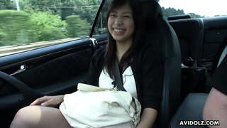 Japanese brunette, Karin Asahi sucks dick, uncensored Japanese brunette, Karin Asahi sucks dick, uncensored